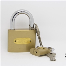 【浦江第一锁业】喷漆仿铜锁一字十字仿铜挂锁学校学生专用锁