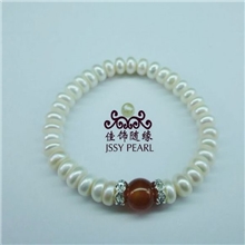 SL-011珍珠手链批发韩版珍珠手链批发河蚌珍珠手链批发