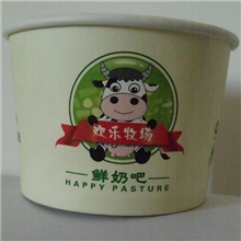 西安纸杯纸碗厂定做一次性广告纸碗带酸奶碗纸碗定做纸碗