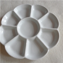 梅花调色盘陶瓷颜料调色盘美术绘画用品