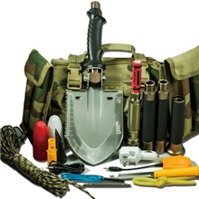 正品多吉藏獒铲牧马人工兵铲子锹多功能折叠铲锹户外自驾游装备