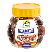 海天山庄厂家批发高档蜜饯半梅瓶装120g小零食