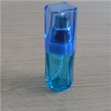 化妆品包装80ML八角系列乳液泵头加外罩配玻璃瓶