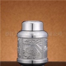 供应纯锡西湖四景茶叶罐，锡壶，锡器，茶叶包装容器