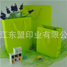 亮草黄色中号22*30*10cm210g白卡纸覆亮膜手提购物纸袋
