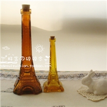 玻璃瓶幸运星瓶/软木塞漂流瓶/巴黎埃菲尔铁塔瓶/许愿瓶