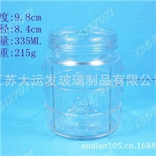 厂家直销水晶玻璃罐家庭摆设玻璃罐热卖玻璃罐批发供应