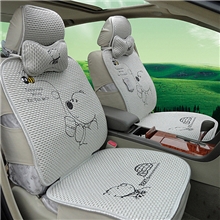 【超级卖家】卡通车垫淑女汽车坐垫冰丝汽车坐垫