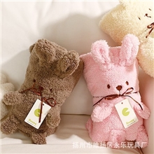 特价超柔舒棉绒兔子多功能护膝毯毯子,休闲毯，保暖毯