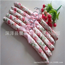 厂家直销批发布艺衣架，批发，零售衣服架深泽布艺衣架衣架批