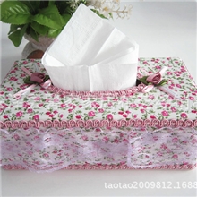 【田园纸巾盒】韩版布艺纸巾盒批发厂家直销9.9元店热销