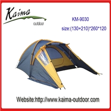 批发供应双层3-4人户外野营帐篷露营帐篷伸展帐篷