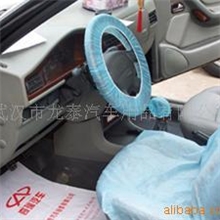 厂家供应无纺布防护四件套(座椅罩方向盘罩排挡罩一次性脚垫纸)