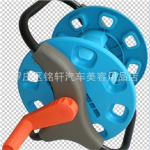 20米蓝色喷漆钢提手水管车架水管车卷管器手摇水管车园林工具