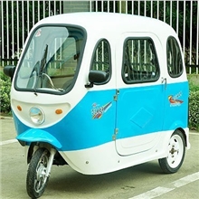 南昌迈途全封式最新款电动三轮车双开门休闲车