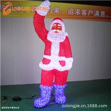 100%厂家,3D造型圣诞老人、拉丝滴塑造型灯，提供UL/CE认证