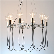 厂家批发定制布艺吊灯现代简约客厅灯酒店工程灯具灯饰