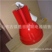 三雄款超市灯LED生鲜灯，红色灯壳装G12金卤灯具，价格优惠。