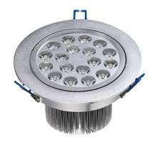 热销节能环保LED18W15W天花灯外壳LED嵌入式筒灯led大功率射灯