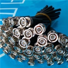 供应监控带线BNC头BNC连接线头Q9尾线无氧纯铜64编