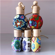 汽车精油香薰挂件车载软陶香水挂件车内香水挂饰高档挂饰批发