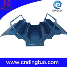 浙江工具箱厂定做铁皮工具箱多功能美术工具箱三层手提工具箱