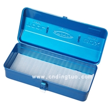 厂家直销单层工具箱翻盖式维修零件工具箱手提小型工具箱