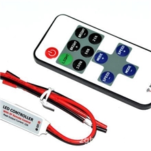 10键/11键超薄无线遥控器+迷你LEDRGB/单色调光迷你控制器