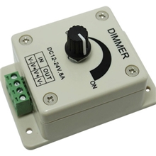 led调光器单色调光器手动旋钮调光器LED灯条控制器12V8A