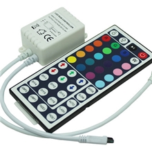 红外44键RGB控制器44键铝壳七彩控制器灯条控制器LED控制器