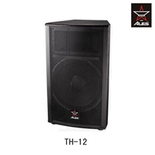 供应ALES音响厂家12"二路无源音响工程广告宣传舞台音箱TH-12