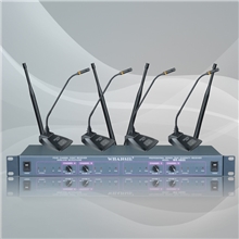 【厂家直销】威森尔WR-4800EUHF四路无线会议麦克风品质稳定！