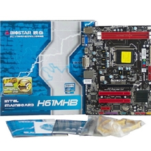 BIOSTAR/映泰H61MHB支持intel二、三代处理器主板