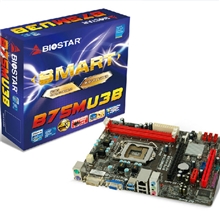 BIOSTAR/映泰B75MU3B支持intel二、三代处理器主板