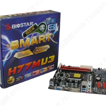 BIOSTAR/映泰H77MU3金刚版支持intel二、三代处理器主板