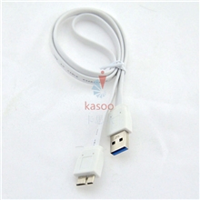 1米USB3.0Note3数据线移动硬盘线AM公转Micro-B公