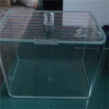 玻璃靑色糖果箱，厂家制作38元一格可定做各种规格款式