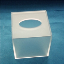 亚克力纸巾盒透明磨砂纸巾盒定做压加力抽取式纸巾盒印刷LOGO