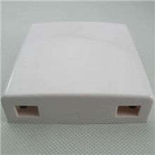 厂家直销桌面接线盒光纤到户桌面双口信息面板光纤信息插座