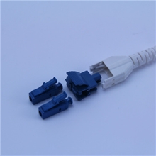 厂家直供散件批发优质的光纤连接器/LCUniboot双联连接适配器
