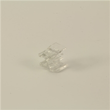 品牌厂家供应LC法兰盘双联连接器透明夹线扣光纤配件散件批发质优