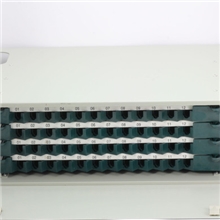 厂家直销优质19英寸12/24/48/96芯光纤机架式单元箱接线盒