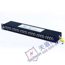 供应24口网络信号防雷器SPD防雷器