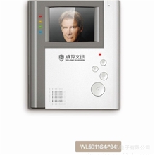 4寸免提黑白可视门铃黑白可视对讲机楼宇可视对讲机门铃功能