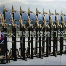 长期生产制作铝合金电动伸缩门自动伸缩门