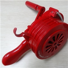 火灾手动报警器，红色塑料手摇警报器