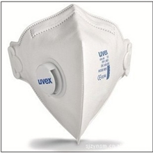 优唯斯口罩uvex3110。FFP1折叠式口罩，带阀防尘口罩