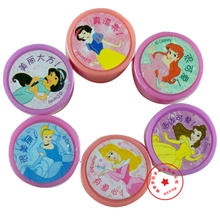 教师印章评语章专柜正版迪斯尼公主宝宝鼓励印章，卡通印章小礼品