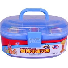 正品智博乐磁力棒玩具强磁320件桶装益智玩具磁性积木厂家批发