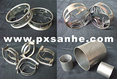 供金属散堆填料：鲍尔环，拉西环，矩鞍环，异鞍环，阶梯环，花环